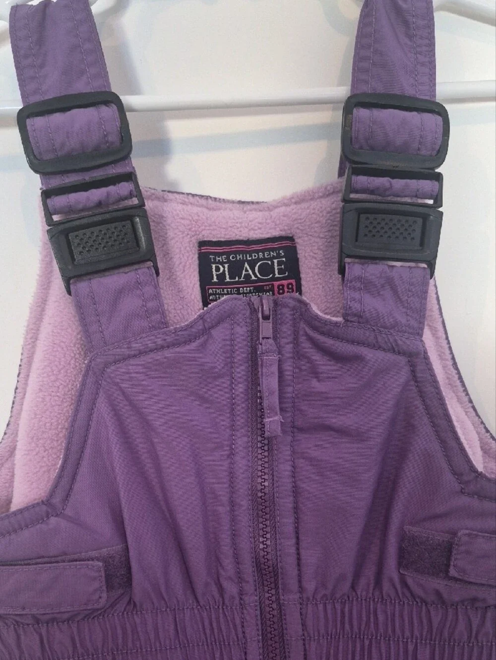 Children's Lavender Snow Overalls